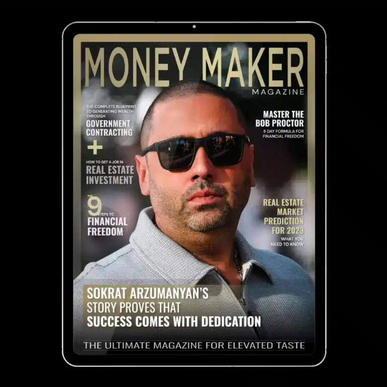 Money Maker Magazine Mockup